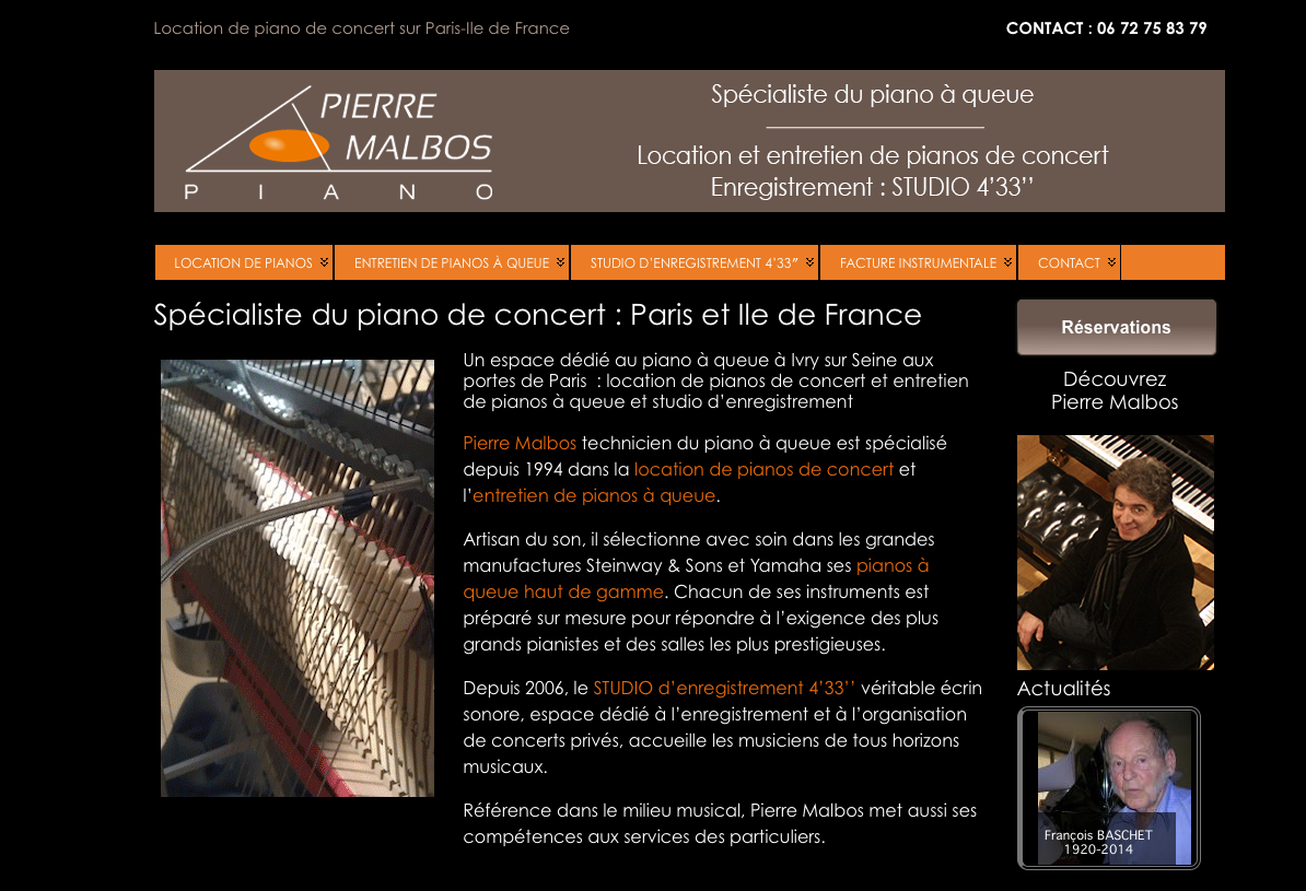 Je veux un site Internet