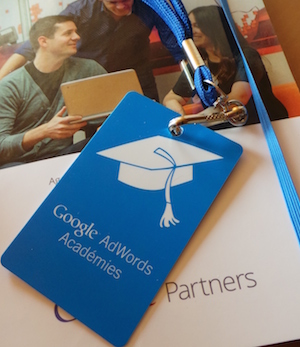 J’ai participé à la Google Adwords Académie