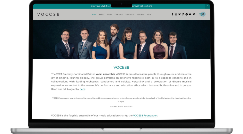 referencement-voces8 site voces8.com