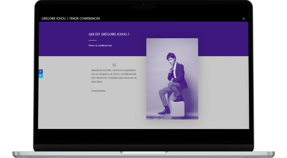 site Internet de Grégoire Ichou